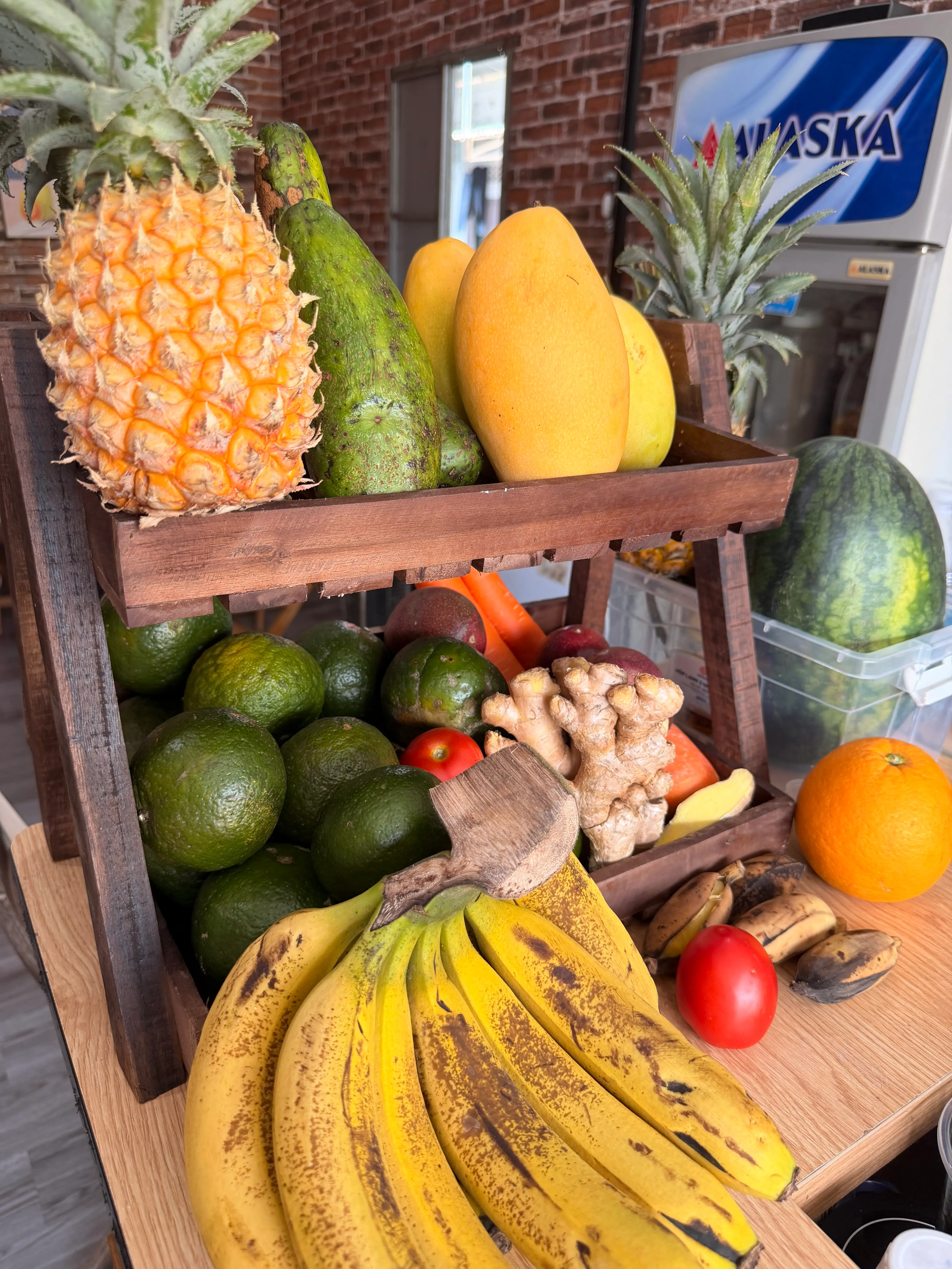 Fresh tropical fruits at San Coffee